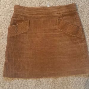 Corduroy Jack Wills skirt, fully lined with pockets